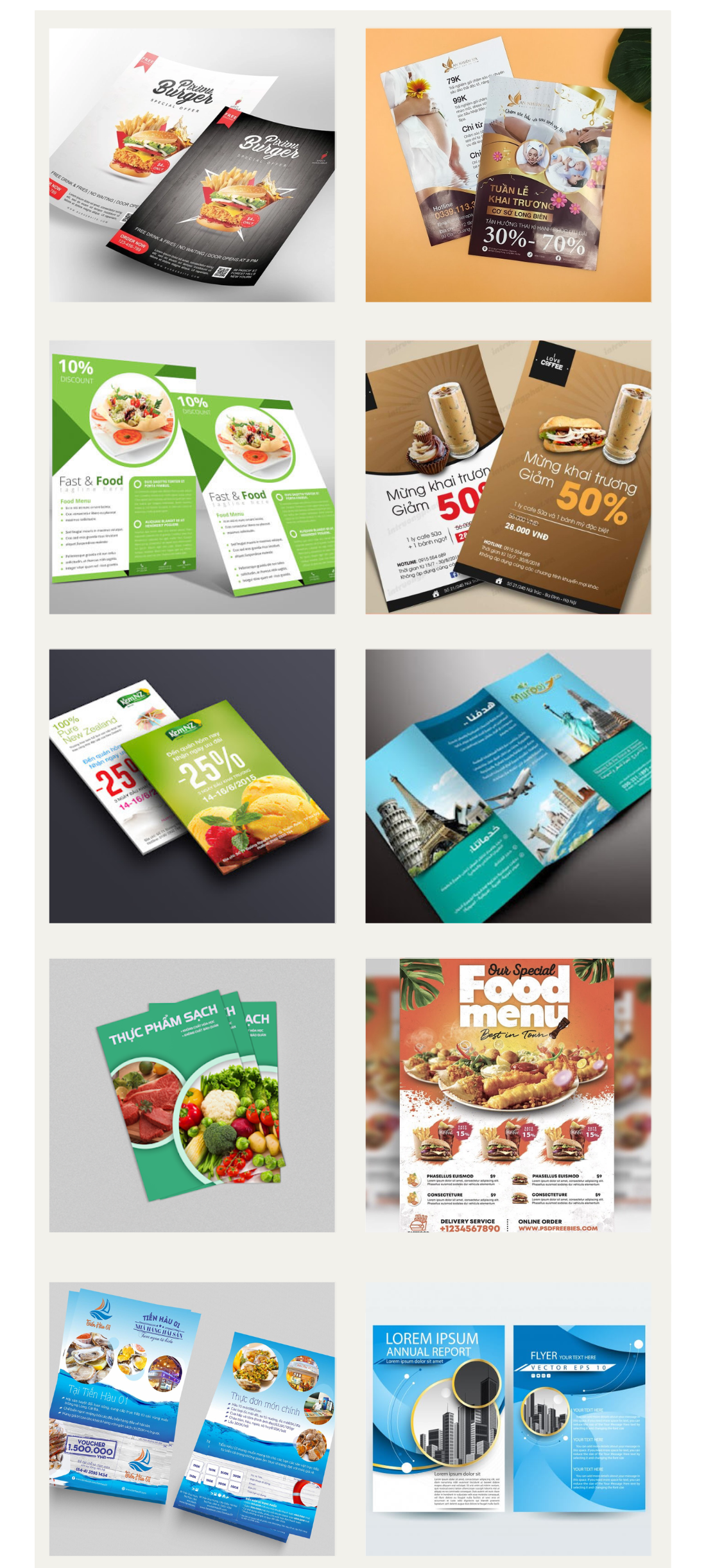 Những mẫu tờ rơi đẹp - đáng chú ý: