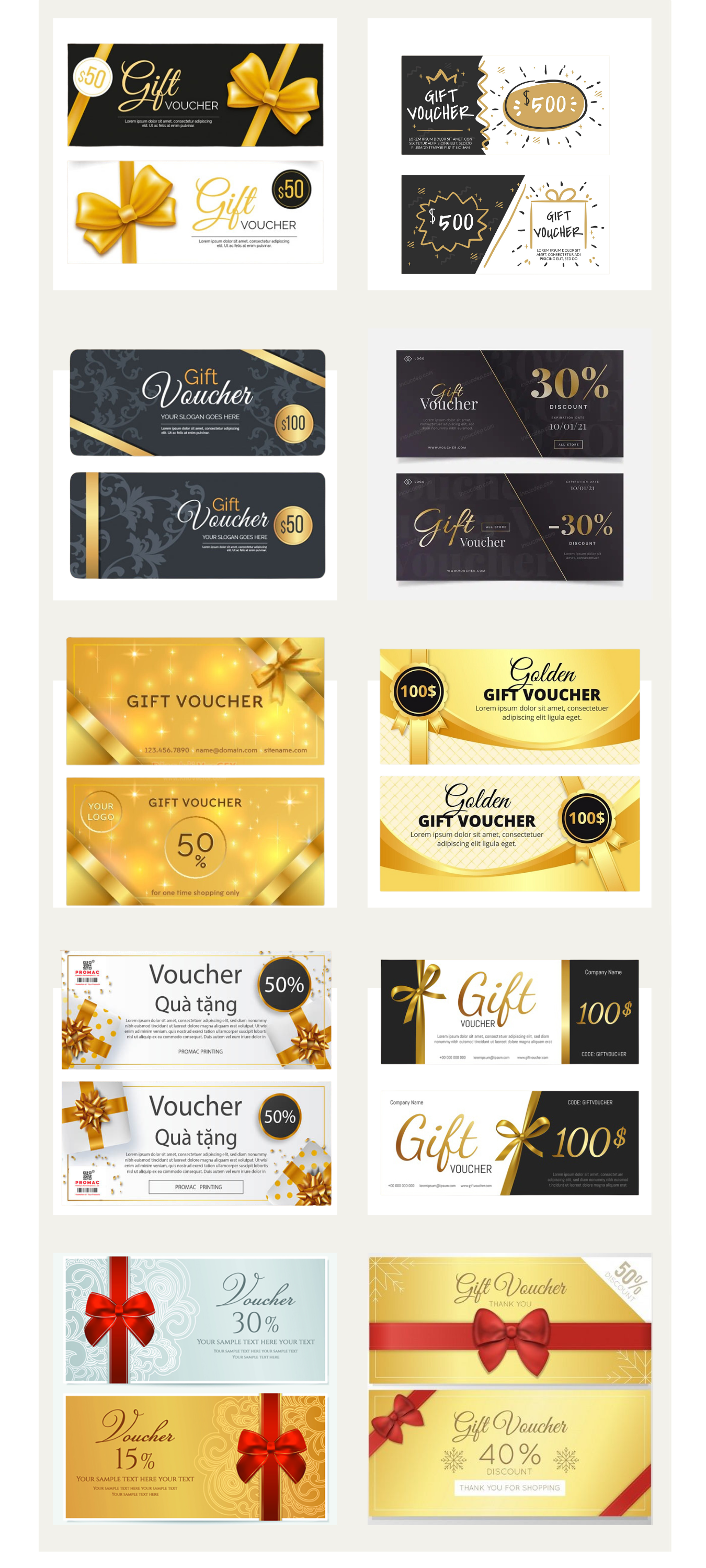 – Những mẫu Voucher tờ đẹp-đáng chú ý: